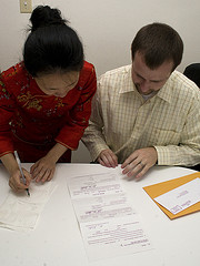 Marriage License Signing 2
