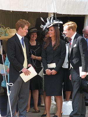 Prince Harry and Kate Middleton at the Garter ...
